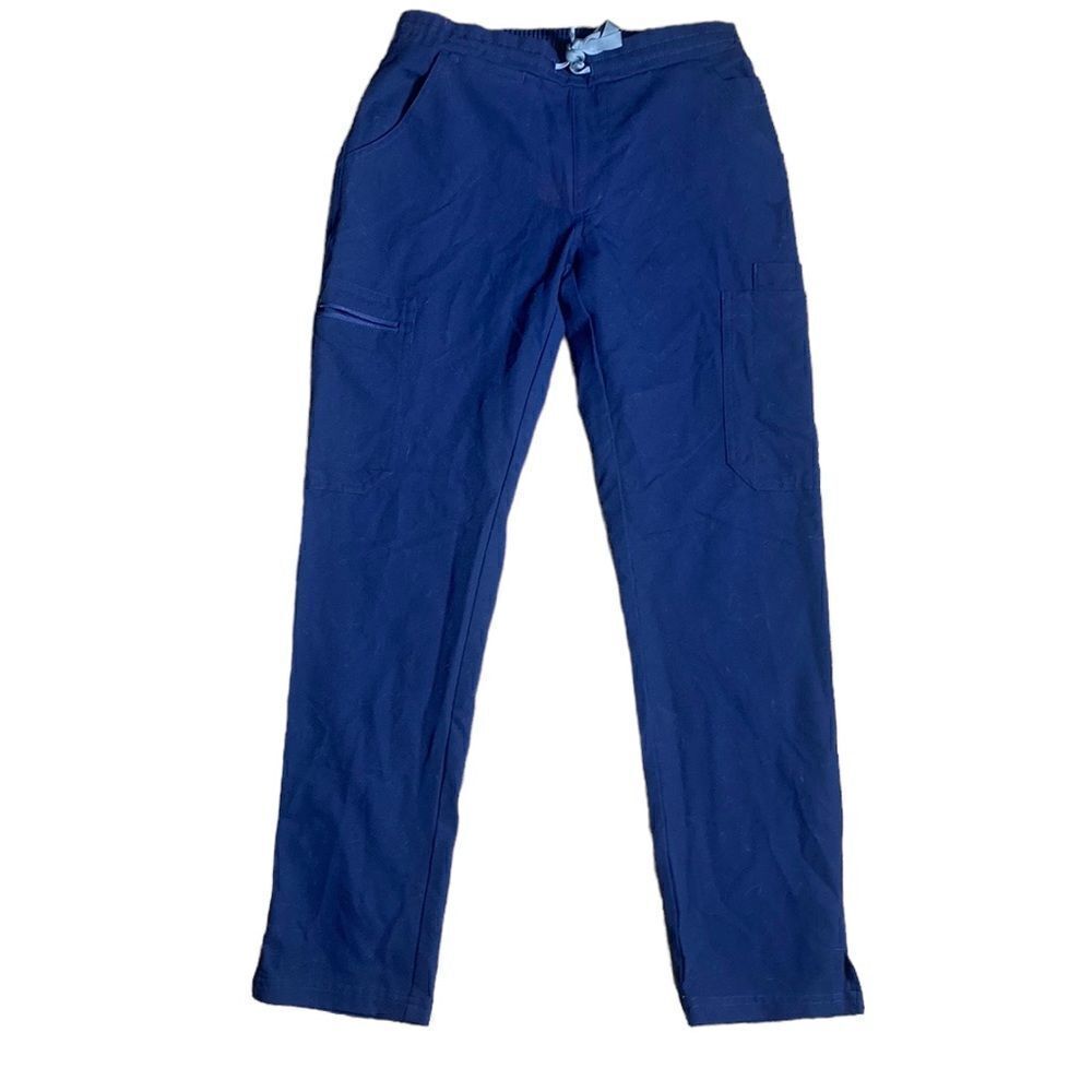 Figs yola skinny scrubs navy‎ blue xxsp healthcare scrub pants work uniform